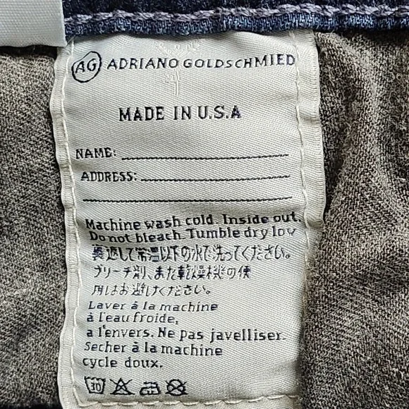 AG Adriano Goldschmied Jeans Womens 26R Prima Mid Rise Cigarette Denim Stretch - Picture 13 of 13